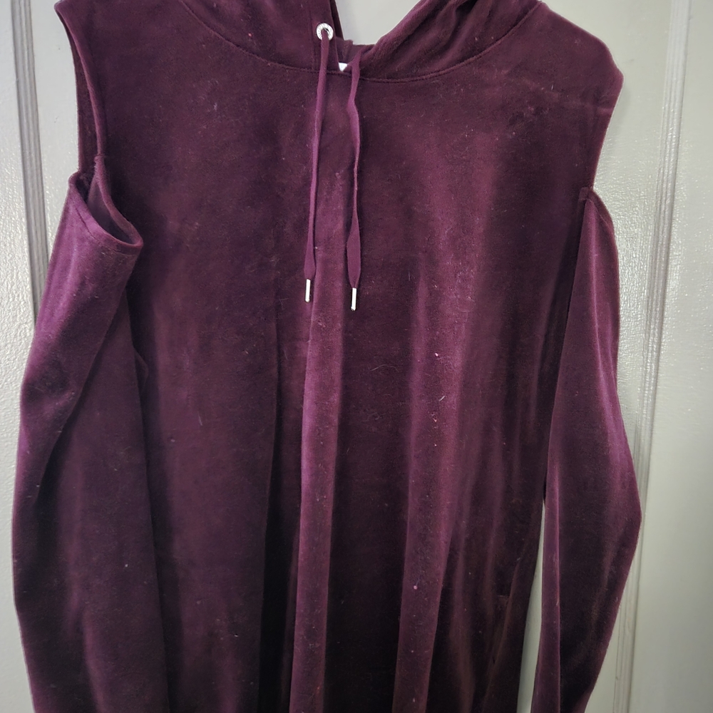 New York & Company Long Sleeve Dress - Deep Purple